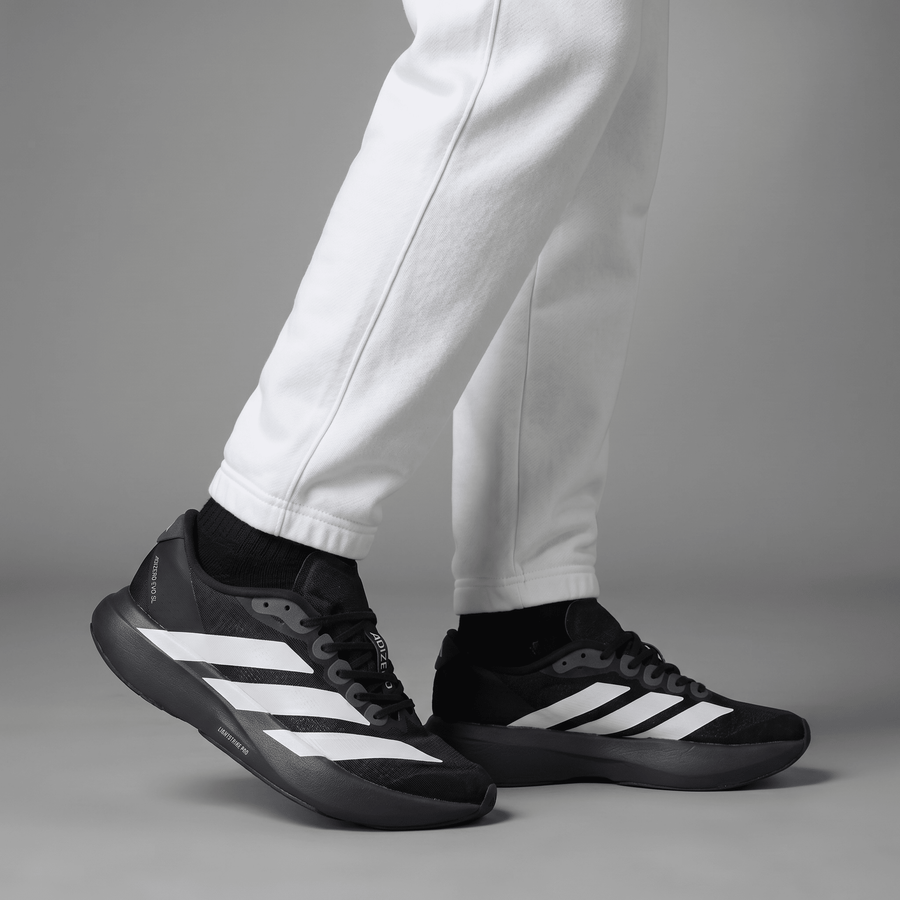 Adidas Adizero Lightweight Performance Running Sneakers — Black & White