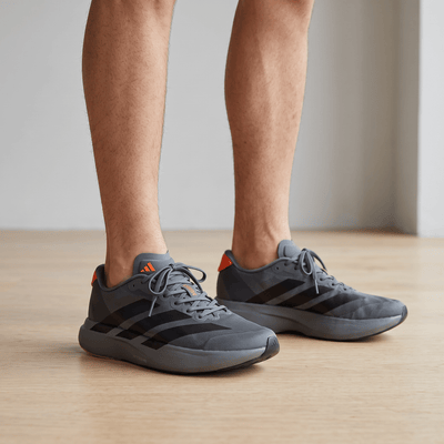 Adidas Adizero Running Shoes – Grey / Black / Orange - MASTERPIECE