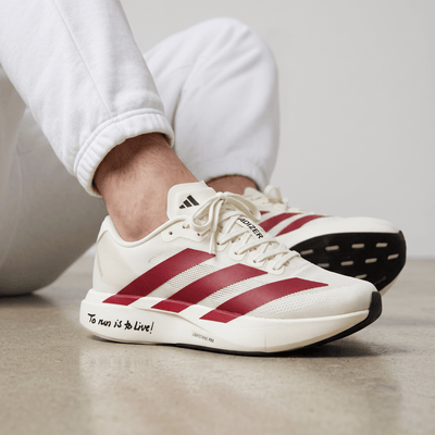 Adidas Adizero Running Shoes – White / Red - MASTERPIECE