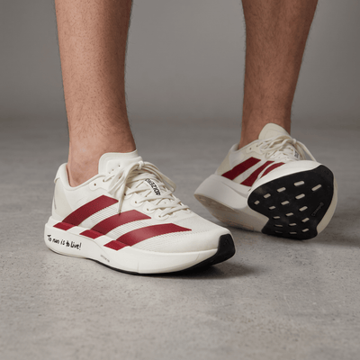Adidas Adizero Running Shoes – White / Red - MASTERPIECE