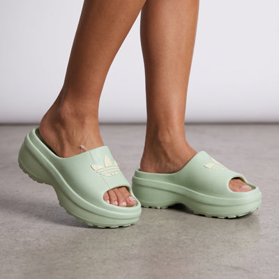 adidas Chunky Platform Slide – Mint Green 🌿 - MASTERPIECE