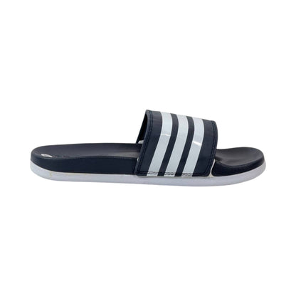 🖤 Adidas Classic 3-Stripes Comfort Slides ⚪✨ - MASTERPIECE