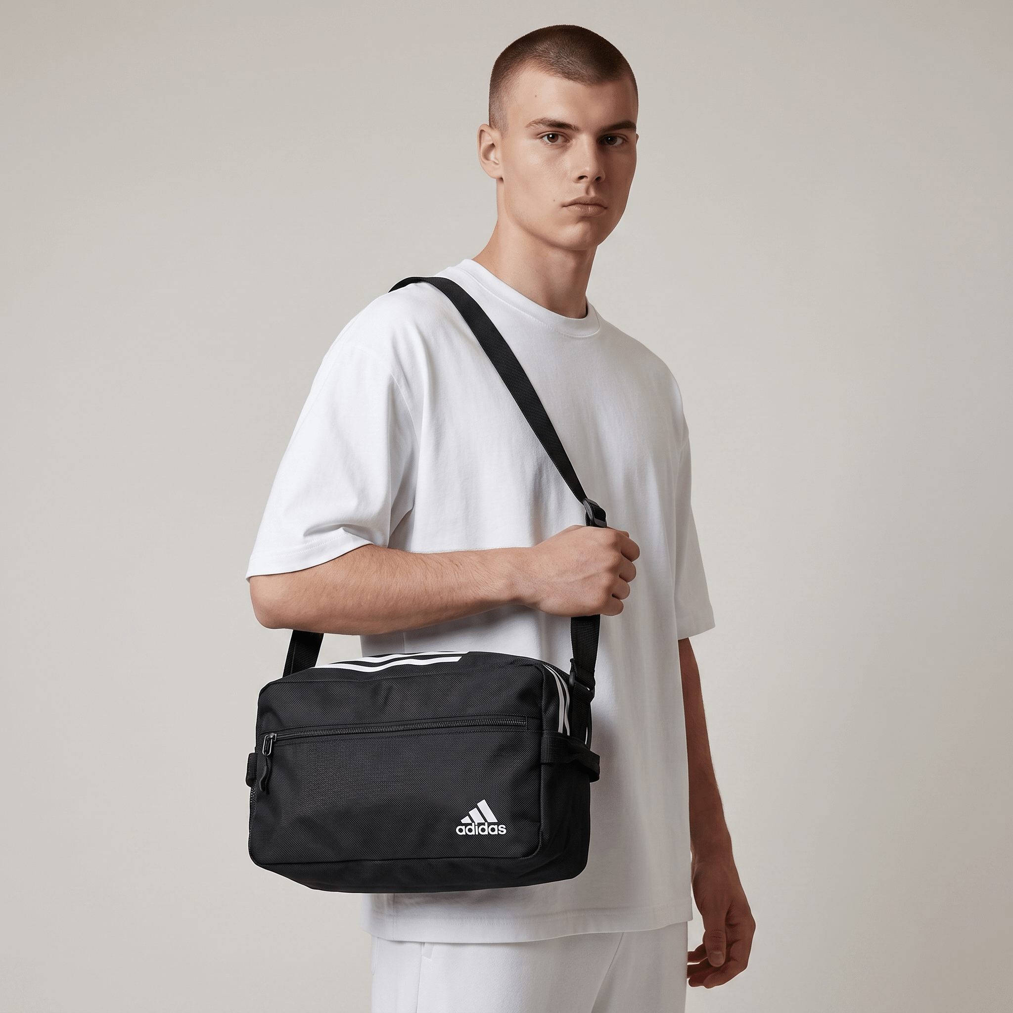 Adidas Classic Sports Duffel Bag 🖤✨ Gym & Travel Essential - MASTERPIECE