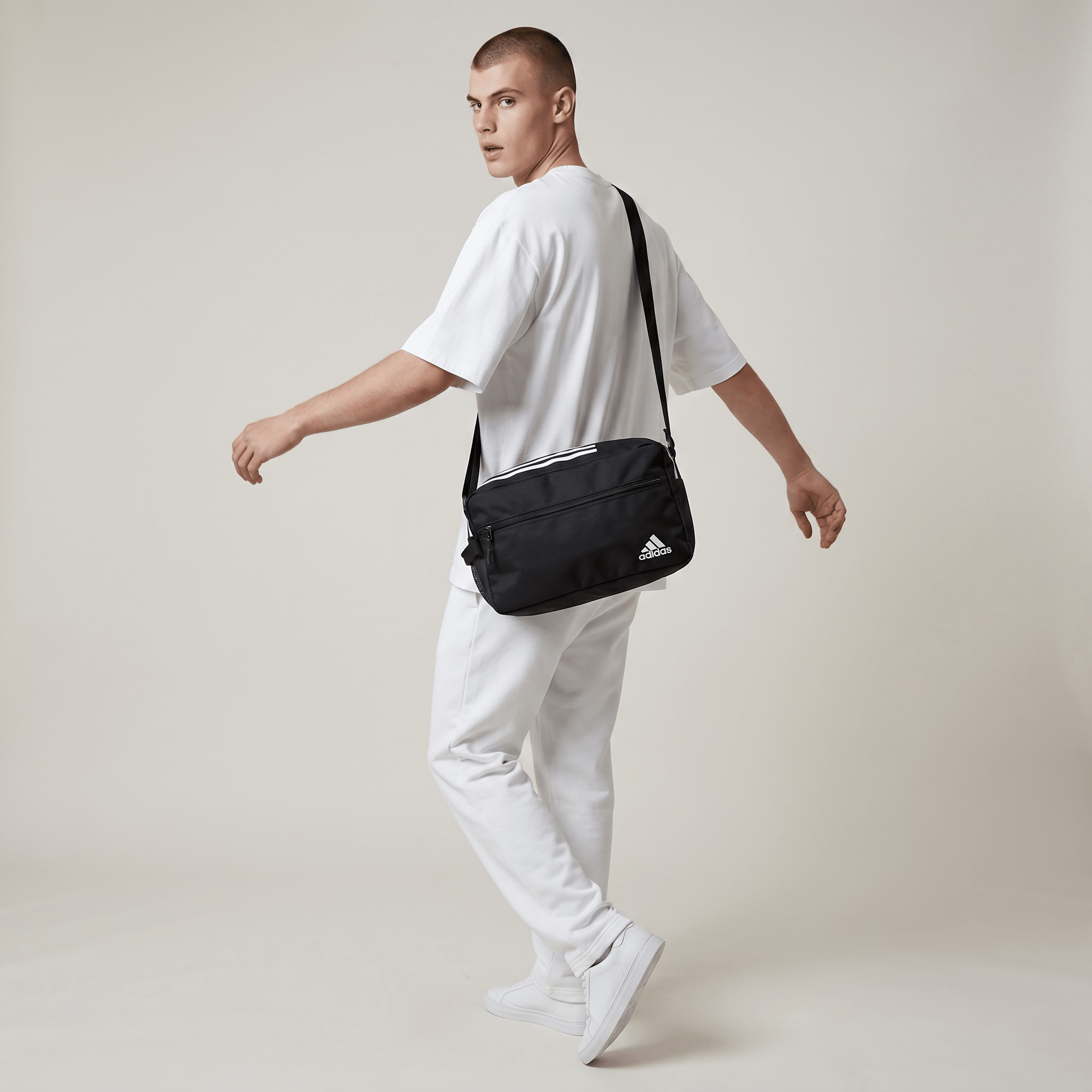 Adidas Classic Sports Duffel Bag 🖤✨ Gym & Travel Essential - MASTERPIECE