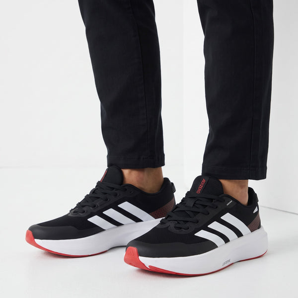 Adidas Lightweight Runner – Black White Red 👟