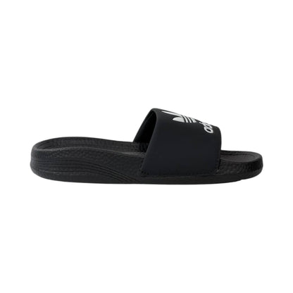 🩴 Adidas Originals Trefoil Slides – Classic Black Edition 🖤🤍✨ - MASTERPIECE