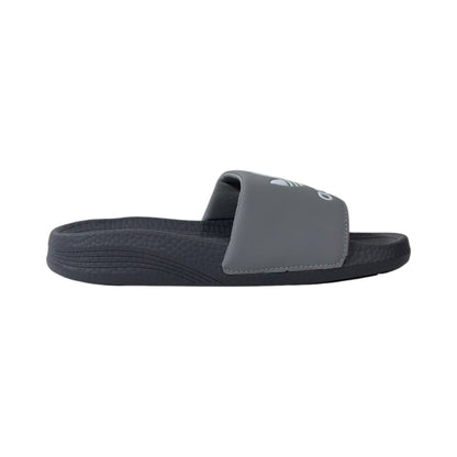 🩶 Adidas Originals Trefoil Slides – Urban Grey Edition ⚪🔥 - MASTERPIECE