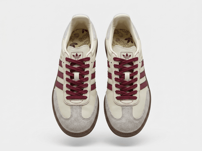 Adidas Samba Cream & Burgundy 👟🤍🍷 - MASTERPIECE