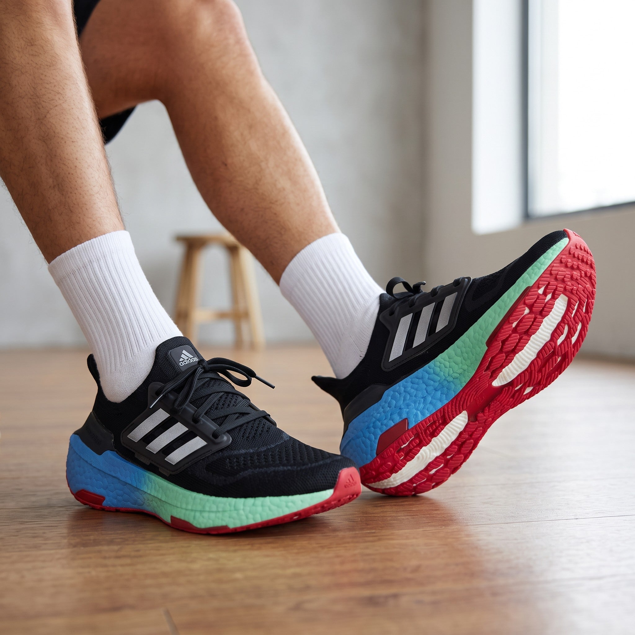 Adidas Ultraboost Running Shoes – Black Multi-Color ⚡👟 - MASTERPIECE