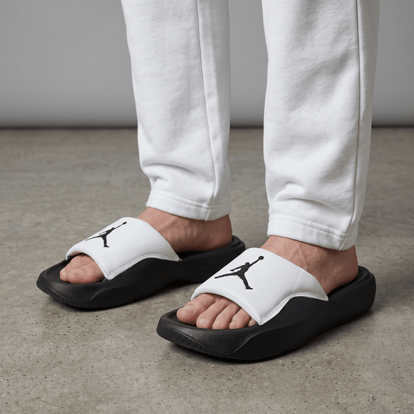 Air Jordan Mono Slides – Black & White Signature Comfort Edition