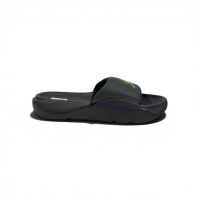 ⚫🟢 Air Jordan Neon Slides – Grey & Lime Sport Edition - MASTERPIECE