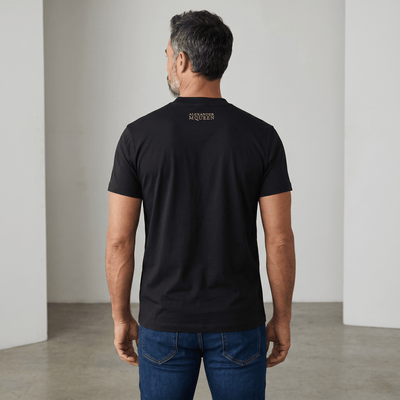 Alexander McQueen Black Gold Fade Skull T-Shirt – Luxury Statement Piece 🖤✨ - MASTERPIECE