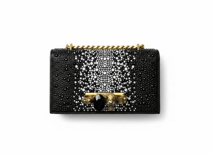 Alexander McQueen Crystal Skull Clutch 🖤✨☠️ - MASTERPIECE