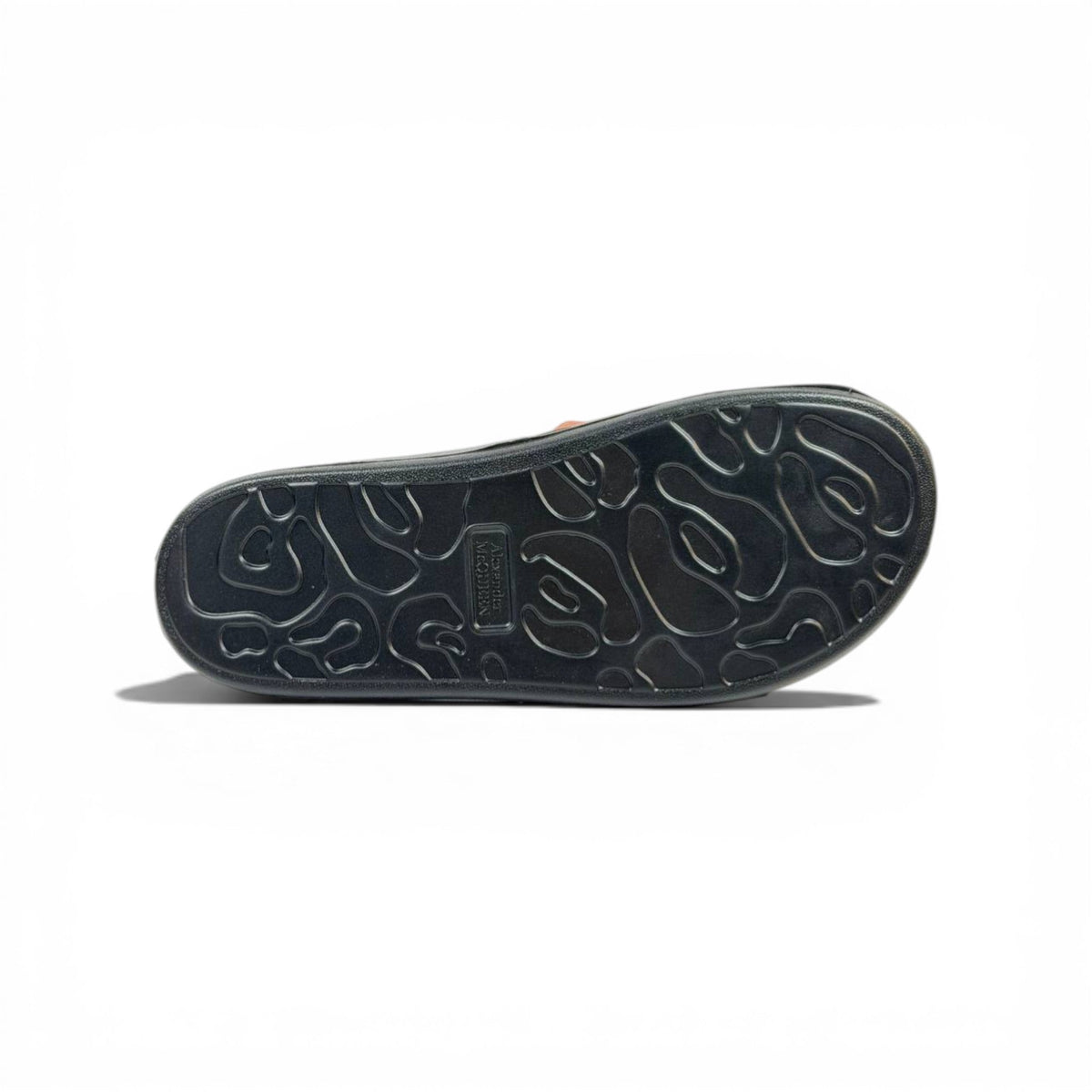 Alexander McQueen Graffiti Slides — Black & Orange - MASTERPIECE