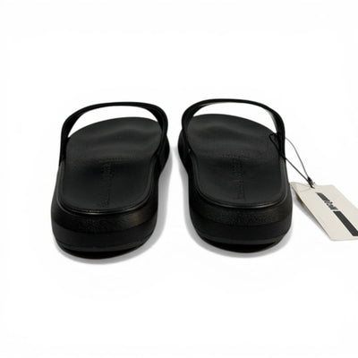 ALEXANDER MCQUEEN Luxury Black Slide Sandals – Bold Logo Statement & Premium Comfort 👟✨ - MASTERPIECE