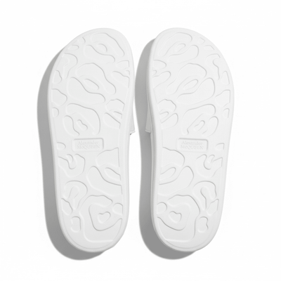 Alexander McQueen White Logo Slides 🤍✨ | Clean Luxury Summer Essential 👑🔥 - MASTERPIECE