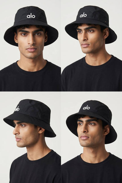 ALO Black Bucket Hat 🖤 | Minimal Streetwear Essential - MASTERPIECE