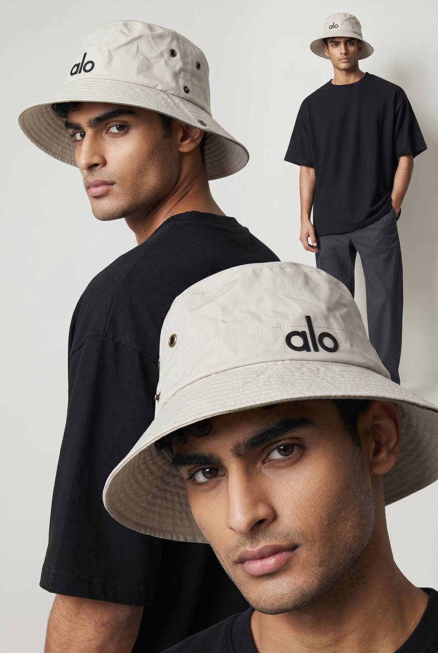 ALO Minimal Bucket Hat 🤍 | Beige Everyday Streetwear Essential - MASTERPIECE