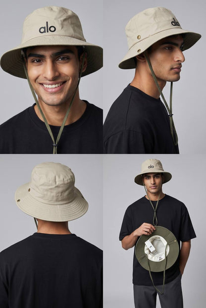 ALO Minimal Bucket Hat 🤍 | Beige Everyday Streetwear Essential - MASTERPIECE