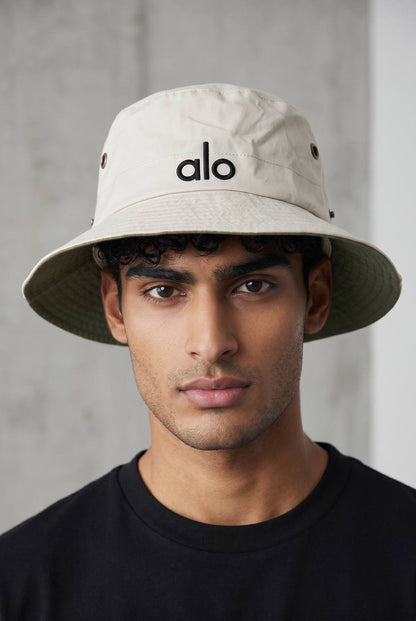 ALO Minimal Bucket Hat 🤍 | Beige Everyday Streetwear Essential - MASTERPIECE