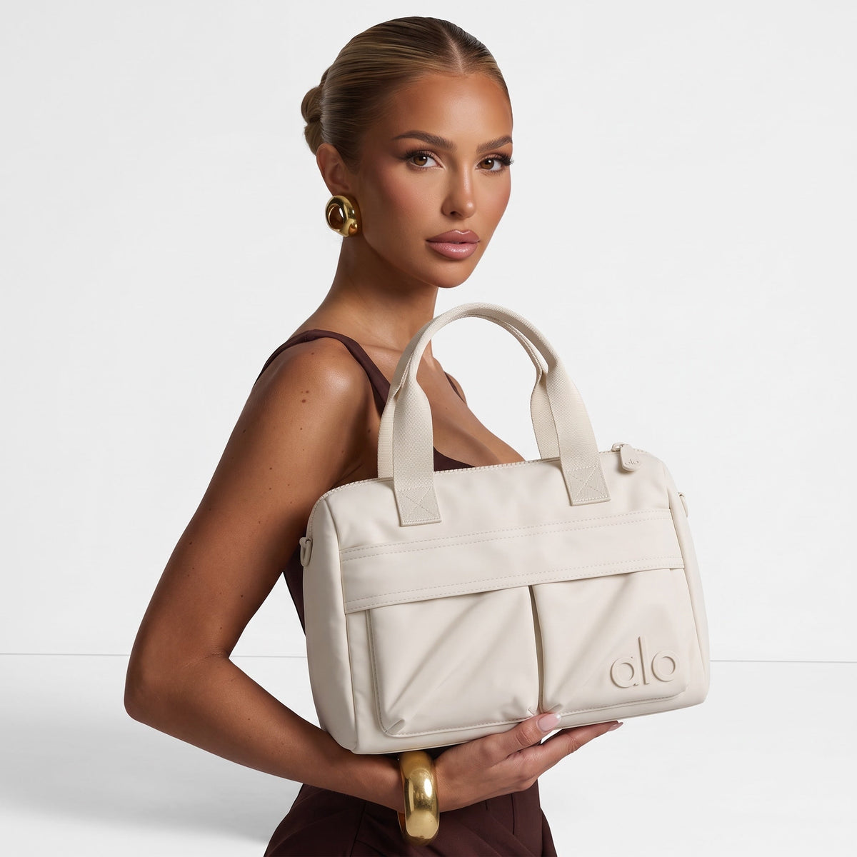 alo Zip Tote – Cream Everyday Bag 👜 - MASTERPIECE