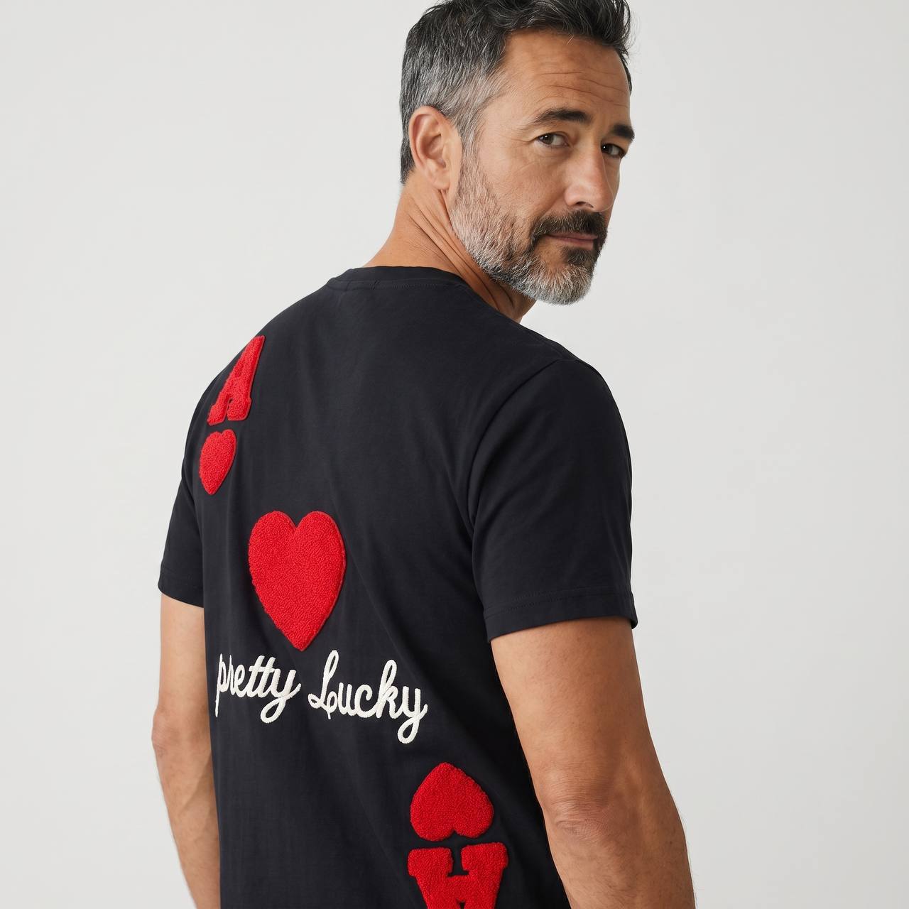 AMI Paris “Pretty Lucky” Graphic T-Shirt ♥️♠️✨ - MASTERPIECE