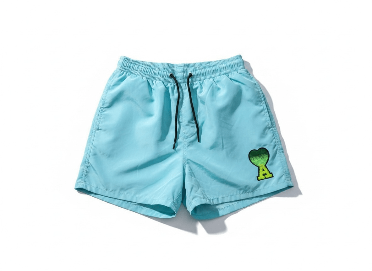 AMI Paris Sky Blue Swim Shorts 🌊💙 - MASTERPIECE