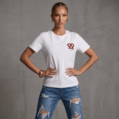 AMI Paris White Red Heart Logo T-Shirt 🤍❤️ - MASTERPIECE