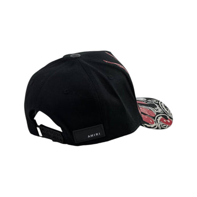 Amiri Black Monogram Cap – Shadow Logo Edition 🖤🧢 - MASTERPIECE