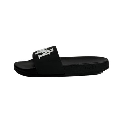 Amiri Black Slides – Bold Luxury Comfort Sandals 🖤🔥 - MASTERPIECE