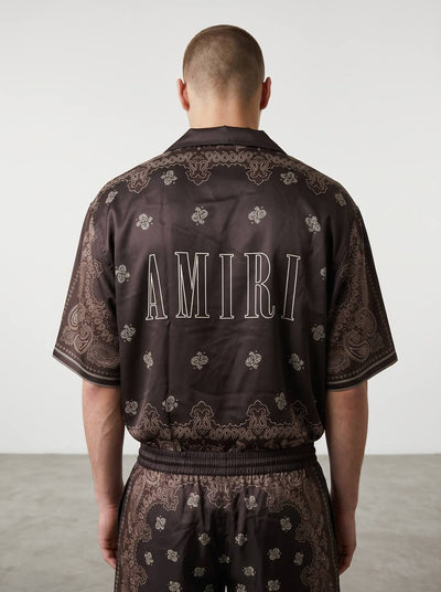 Amiri Brown Paisley Co-Ord Set – Luxury Summer Resort Fit 🤎✨ - MASTERPIECE