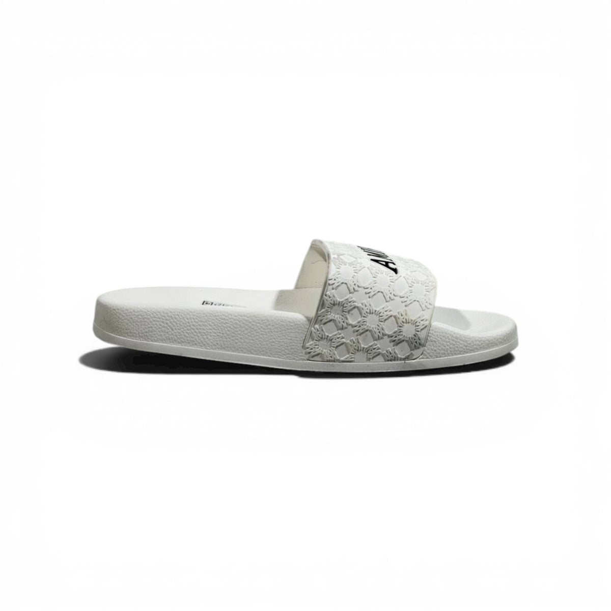 AMIRI Luxury White Slide Sandals – Minimal Designer Comfort & Everyday Style 👟✨ - MASTERPIECE