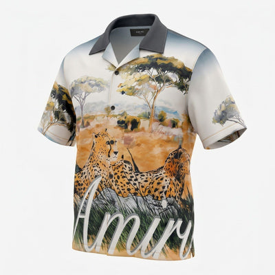 🐆 Amiri Safari Graphic Resort Co-Ord Set 🌴✨ - MASTERPIECE