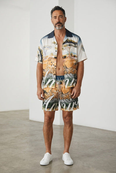 🐆 Amiri Safari Graphic Resort Co-Ord Set 🌴✨ - MASTERPIECE