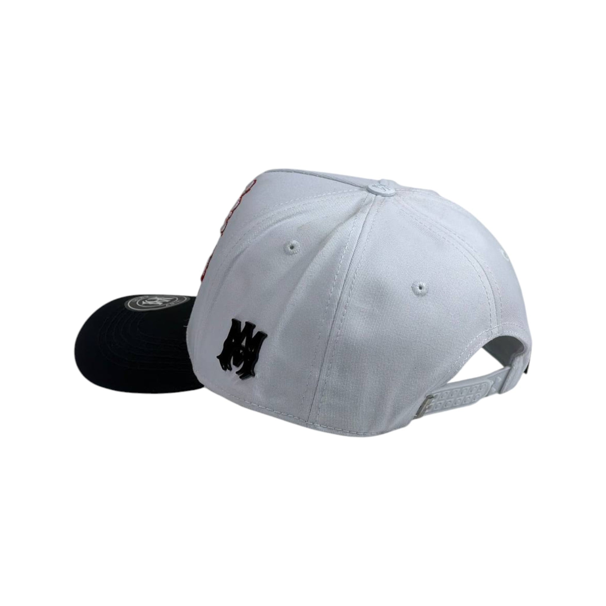 Amiri Urban Culture LA Cap – White & Black Embroidered Statement 🧢⚪🖤 - MASTERPIECE
