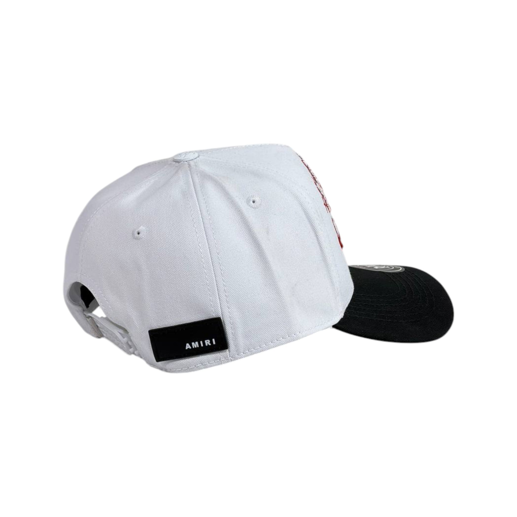 Amiri Urban Culture LA Cap – White & Black Embroidered Statement 🧢⚪🖤 - MASTERPIECE