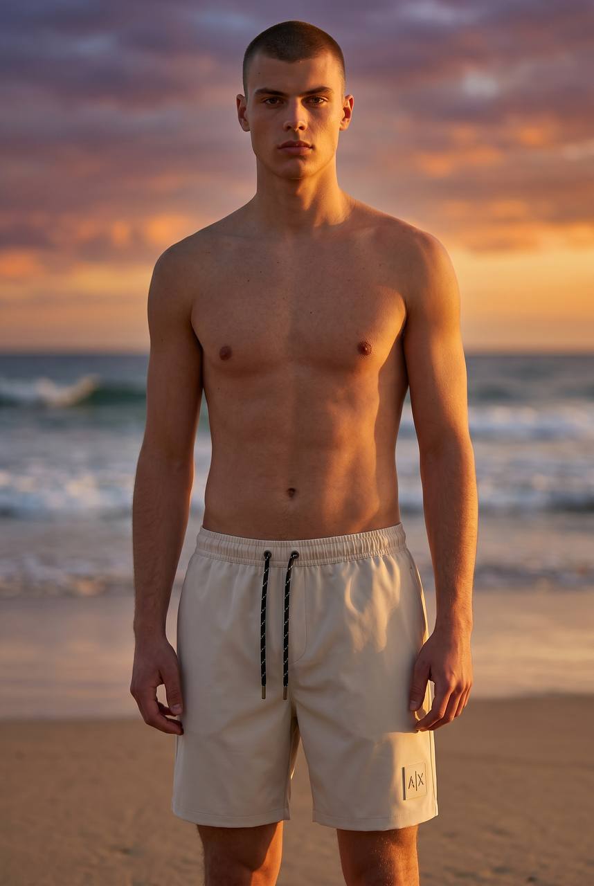 Armani Exchange Essential Sand Swim Shorts - MASTERPIECE