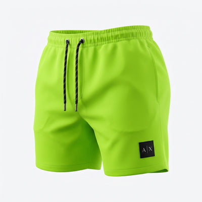 Armani Exchange Essential Swim Shorts – Neon Green 💚🌊 - MASTERPIECE