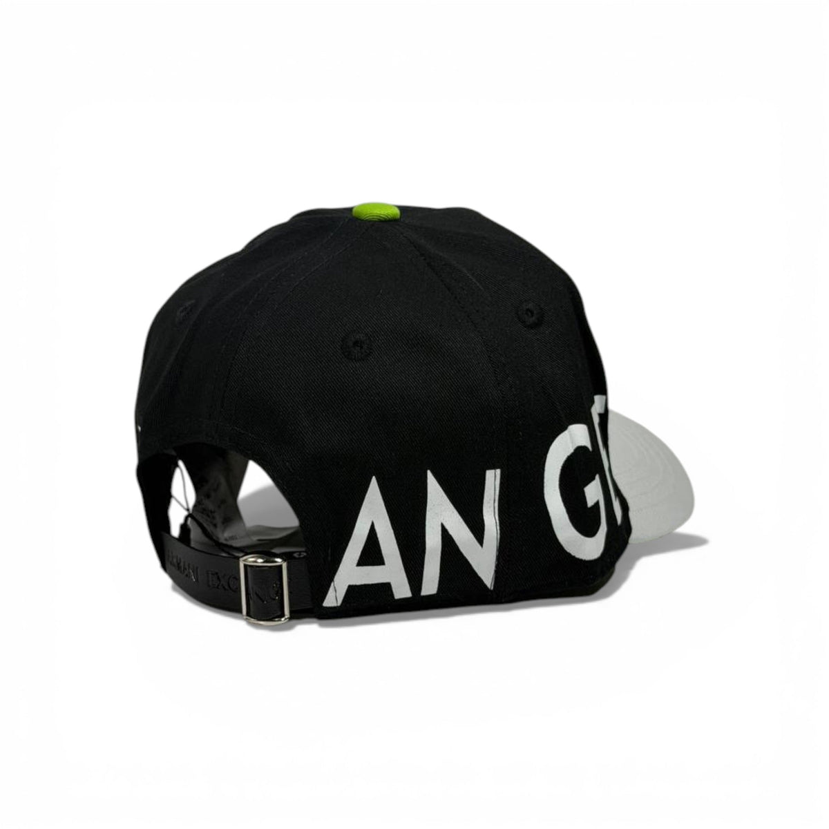 Armani Exchange Logo Baseball Cap — Black & White - MASTERPIECE