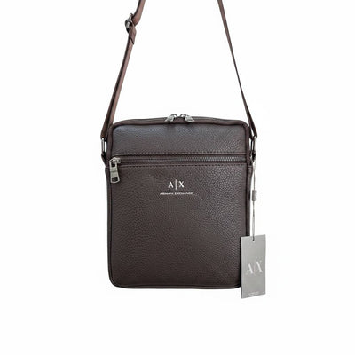 Armani Exchange Premium Brown Crossbody Bag – Elegant Everyday Shoulder Bag 🤎✨ - MASTERPIECE