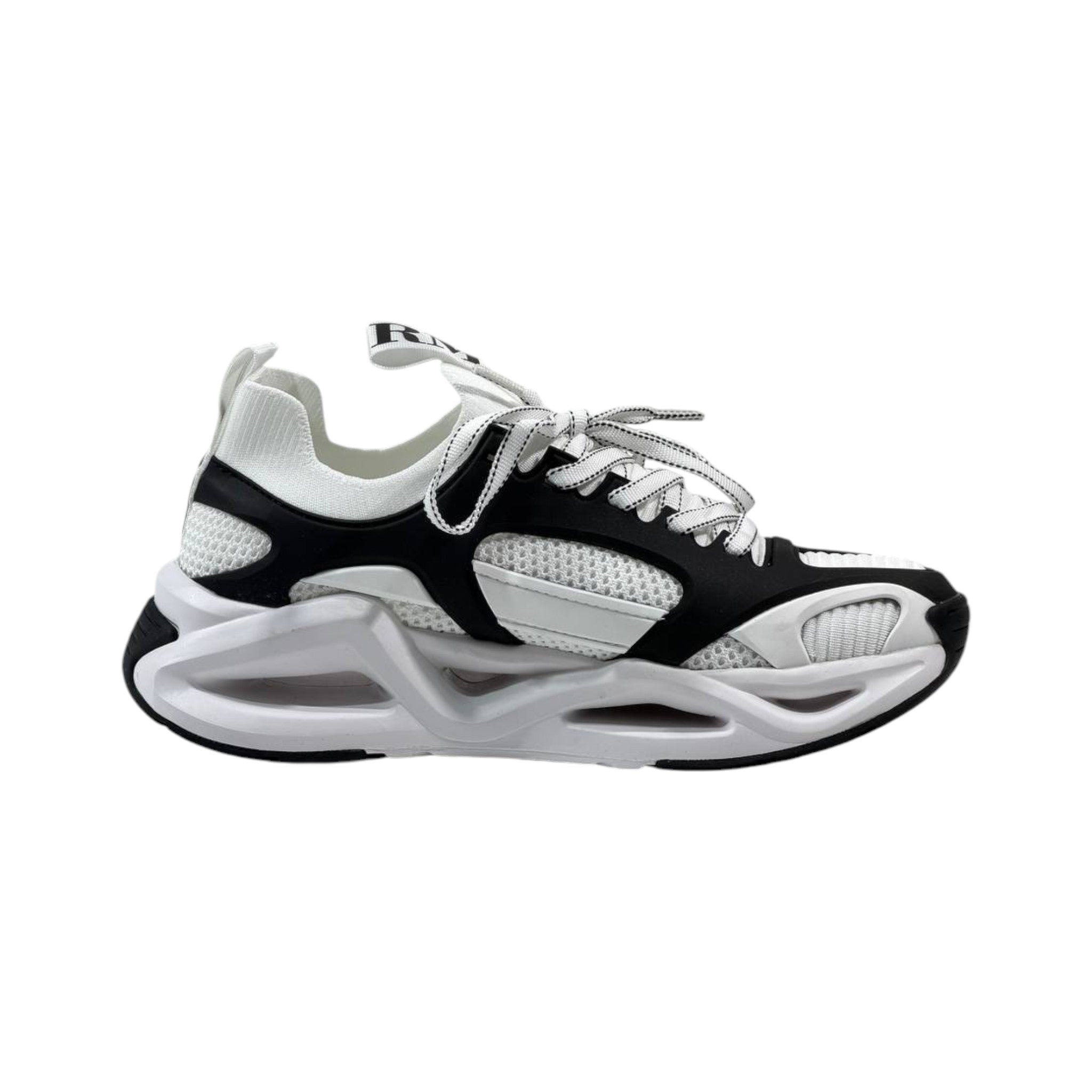 🖤🤍 Armani Reccardo Futuristic Chunky Sneakers 👟⚡ - MASTERPIECE