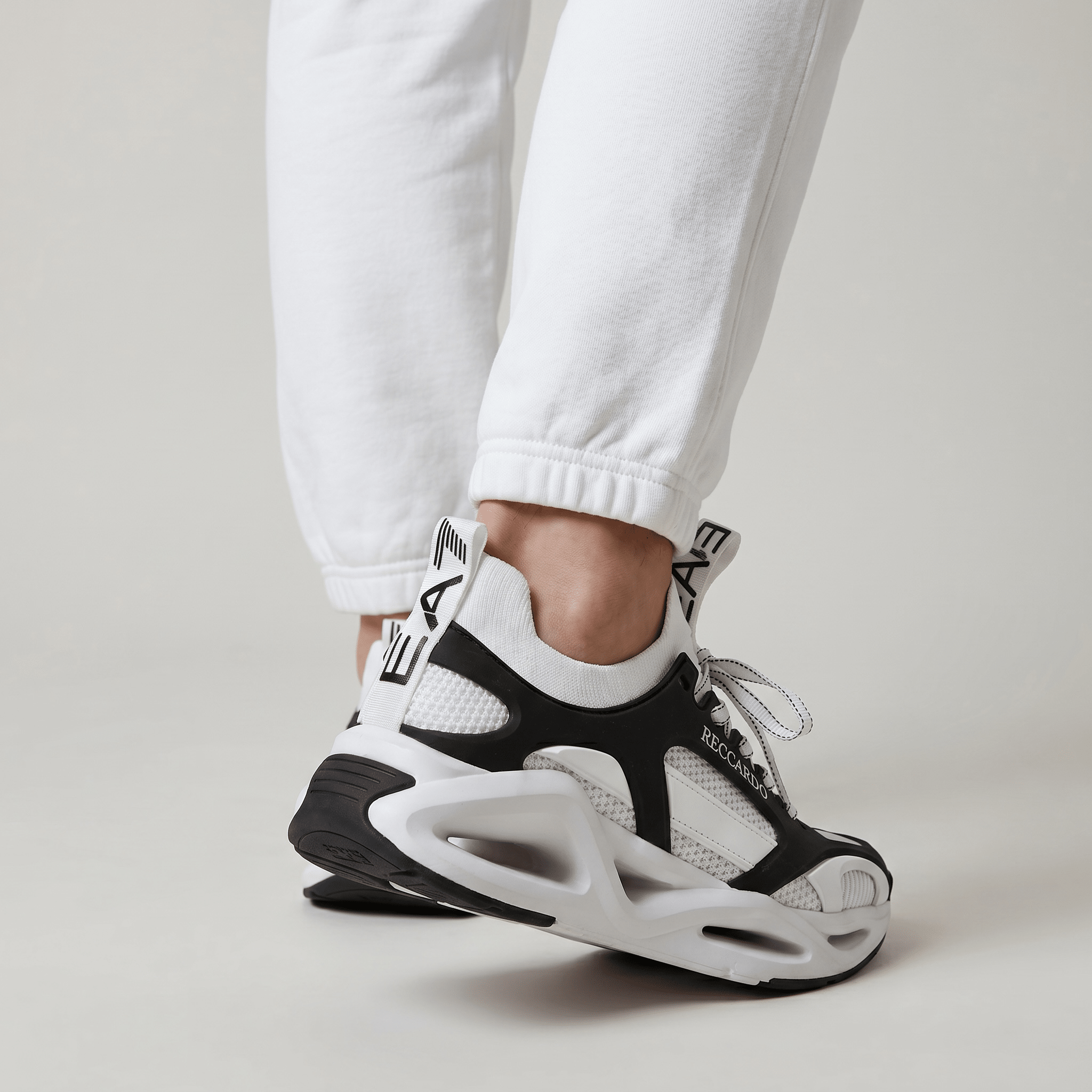 🖤🤍 Armani Reccardo Futuristic Chunky Sneakers 👟⚡ - MASTERPIECE