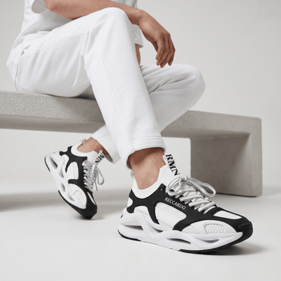 🖤🤍 Armani Reccardo Futuristic Chunky Sneakers 👟⚡ - MASTERPIECE