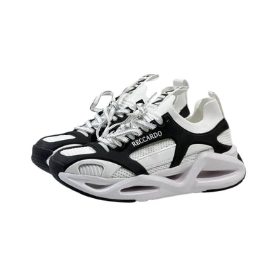 🖤🤍 Armani Reccardo Futuristic Chunky Sneakers 👟⚡ - MASTERPIECE