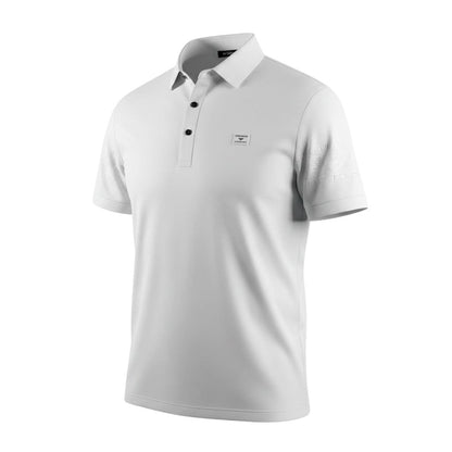 Armani White Premium Polo Shirt – Luxury Smart Casual Essential 🤍✨ - MASTERPIECE