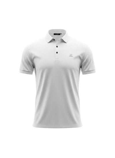 Armani White Premium Polo Shirt – Luxury Smart Casual Essential 🤍✨ - MASTERPIECE
