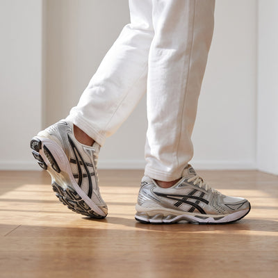 ASICS GEL-KAYANO™ 14 – Cream / Silver 🩶🤍 - MASTERPIECE