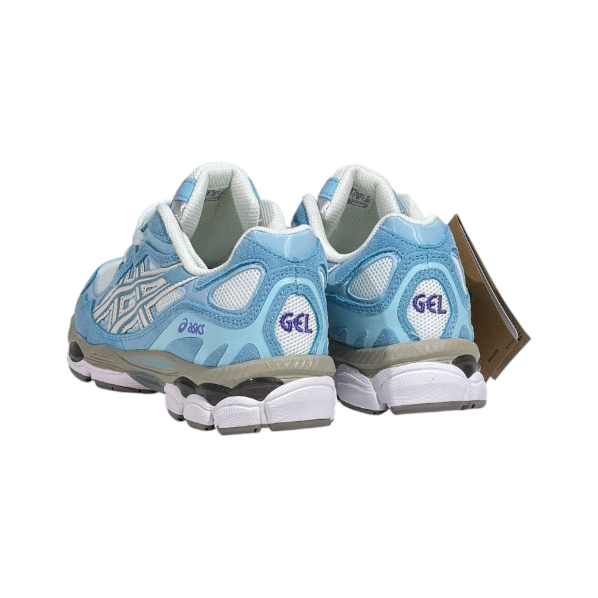 💙🤍 ASICS GEL-NYC Retro Running Sneakers – Sky Blue Edition 👟⚡ - MASTERPIECE
