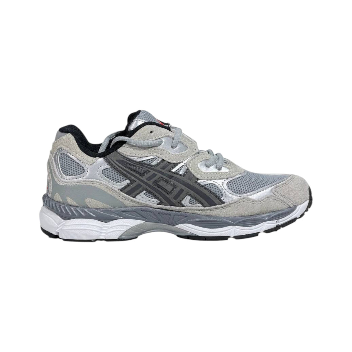 ⚡👟 ASICS GEL-NYC Silver Grey Retro Running Sneakers – Premium Y2K Streetwear Shoes 🔥🩶 - MASTERPIECE