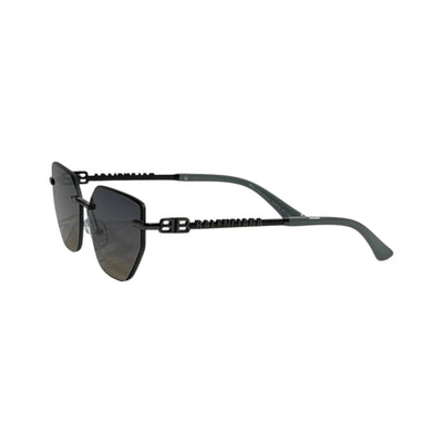 🖤 Balenciaga BB Rimless Black Sunglasses | Luxury Gradient Geometric Edition 😎 - MASTERPIECE